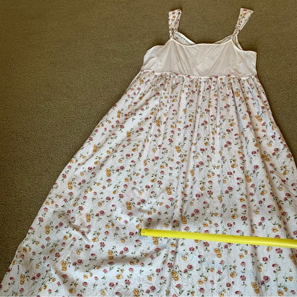 Vintage Victoria’s Secret Country Floral Boho Dress Prairie Gown Cottage Medium - Picture 10 of 16